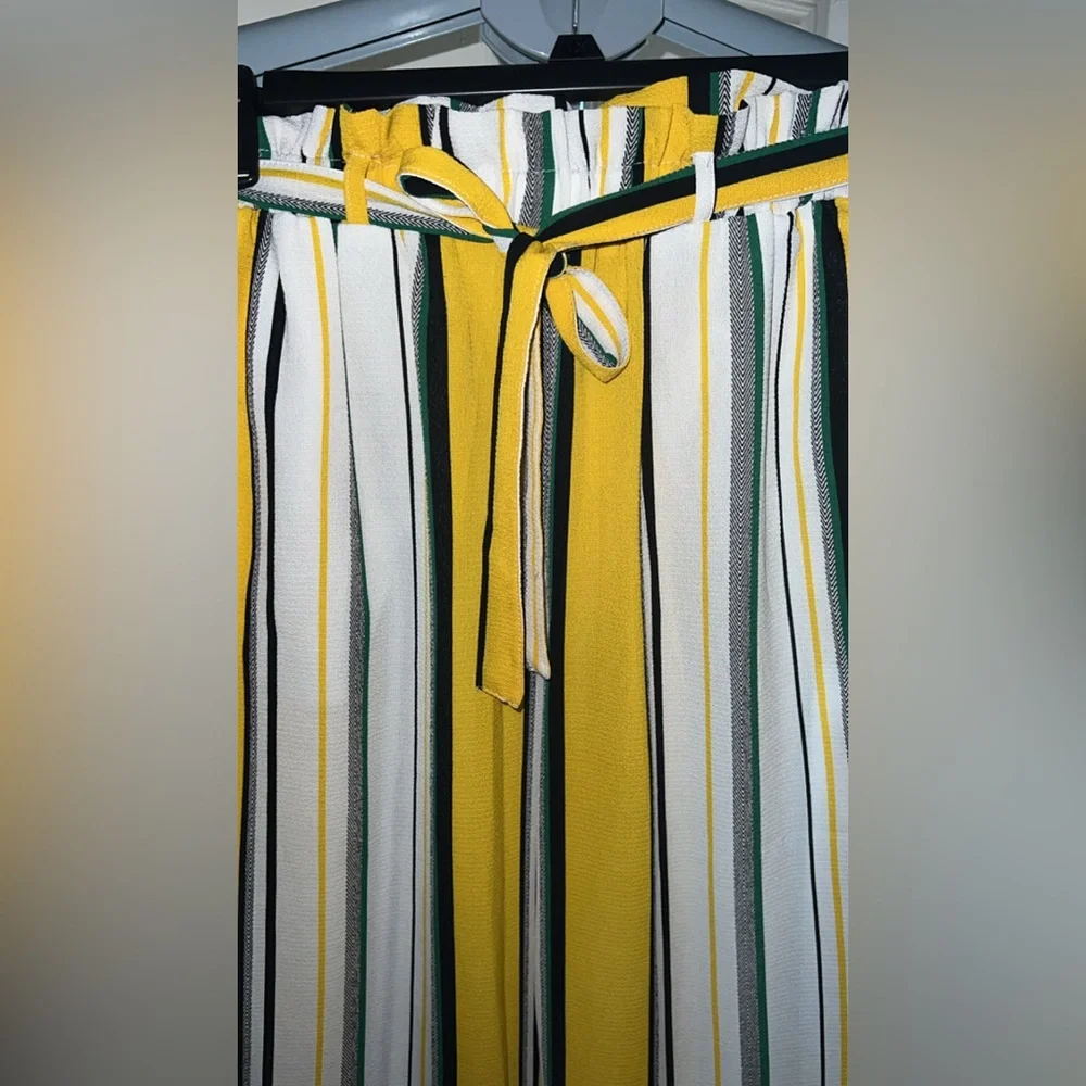 Yellow Striped Pants - Picture 3 of 9